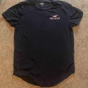 navy blue hollister tee